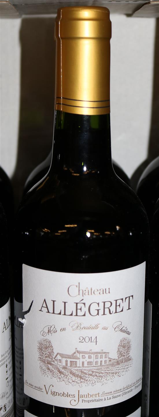 6 Allegret Bordeaux red wine